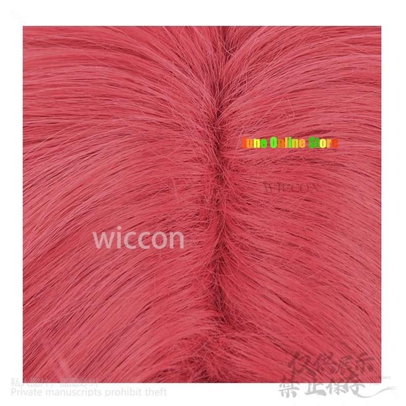 Hot New Anime Dandadan Cosplay Jin Enjoji Wigs Jiji Red Short Hair Earrings Accessory For Halloween Party Women Men Props