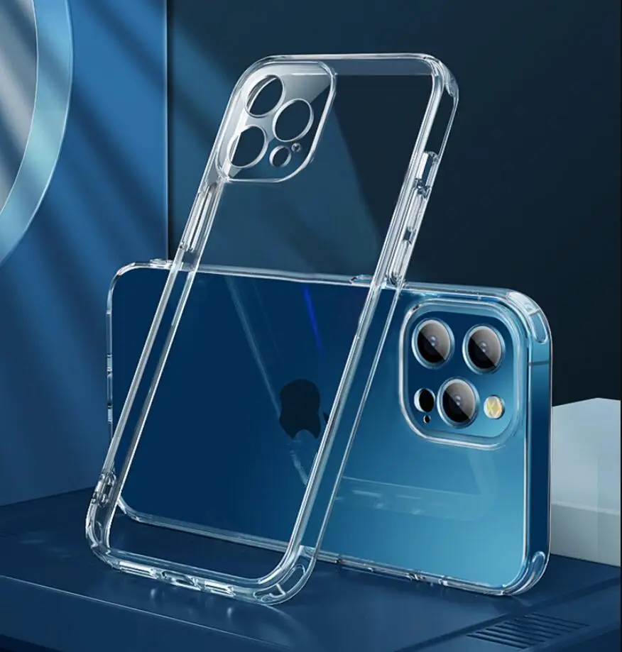 

Ultra Thin Clear Soft Silicone TPU Phone Case For iPhone 14 13 12 11 Pro Max XS X XR SE2 7 8 Plus Mini Shockproof Protect Cover