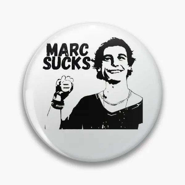 Mens Best Empire Records Marc Sucks Cool  Soft Button Pin Lapel Pin Women Funny Clothes Fashion Metal Cartoon Gift Jewelry Cute