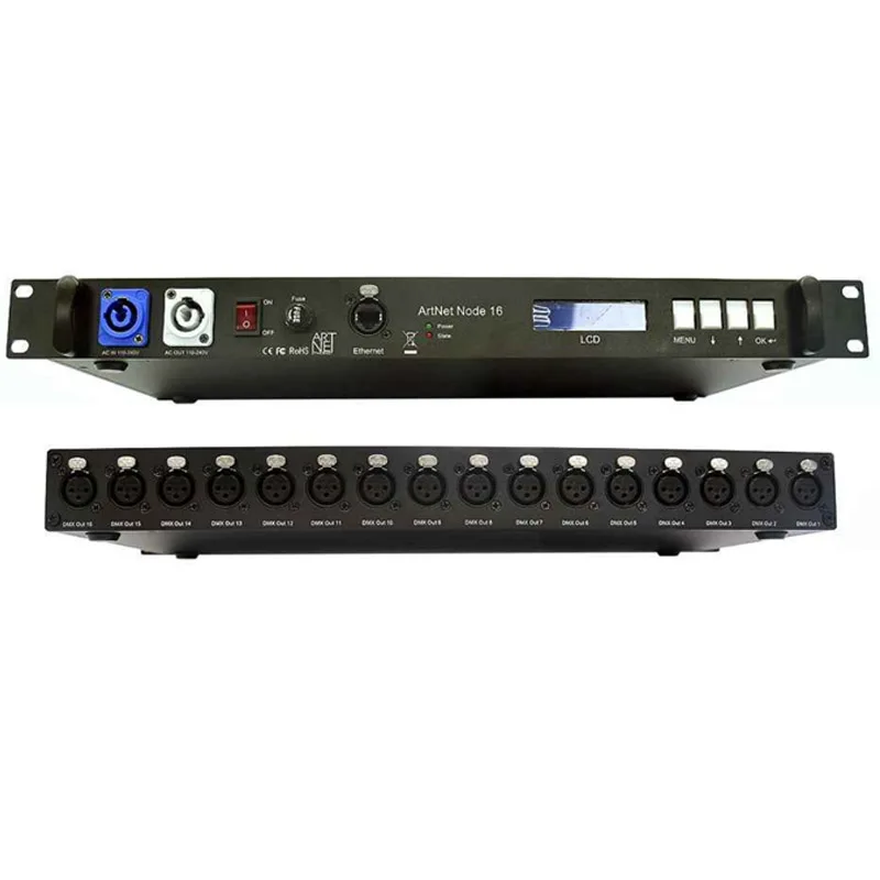 

Node 16 Artnet DMX Mode, DMX Artnet controller 16*512, madrx artnet controller
