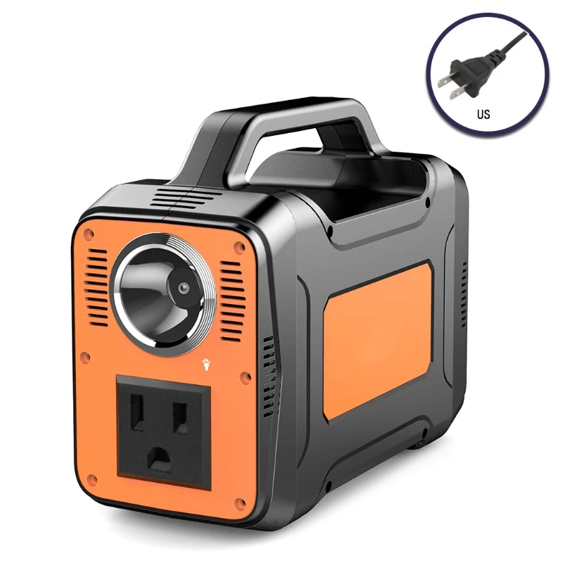 

US/EU/AU/JP/UK/CN Plug Portable Explorer Handheld Power Station 130WH High Power Emergency for Outdoor DropShip