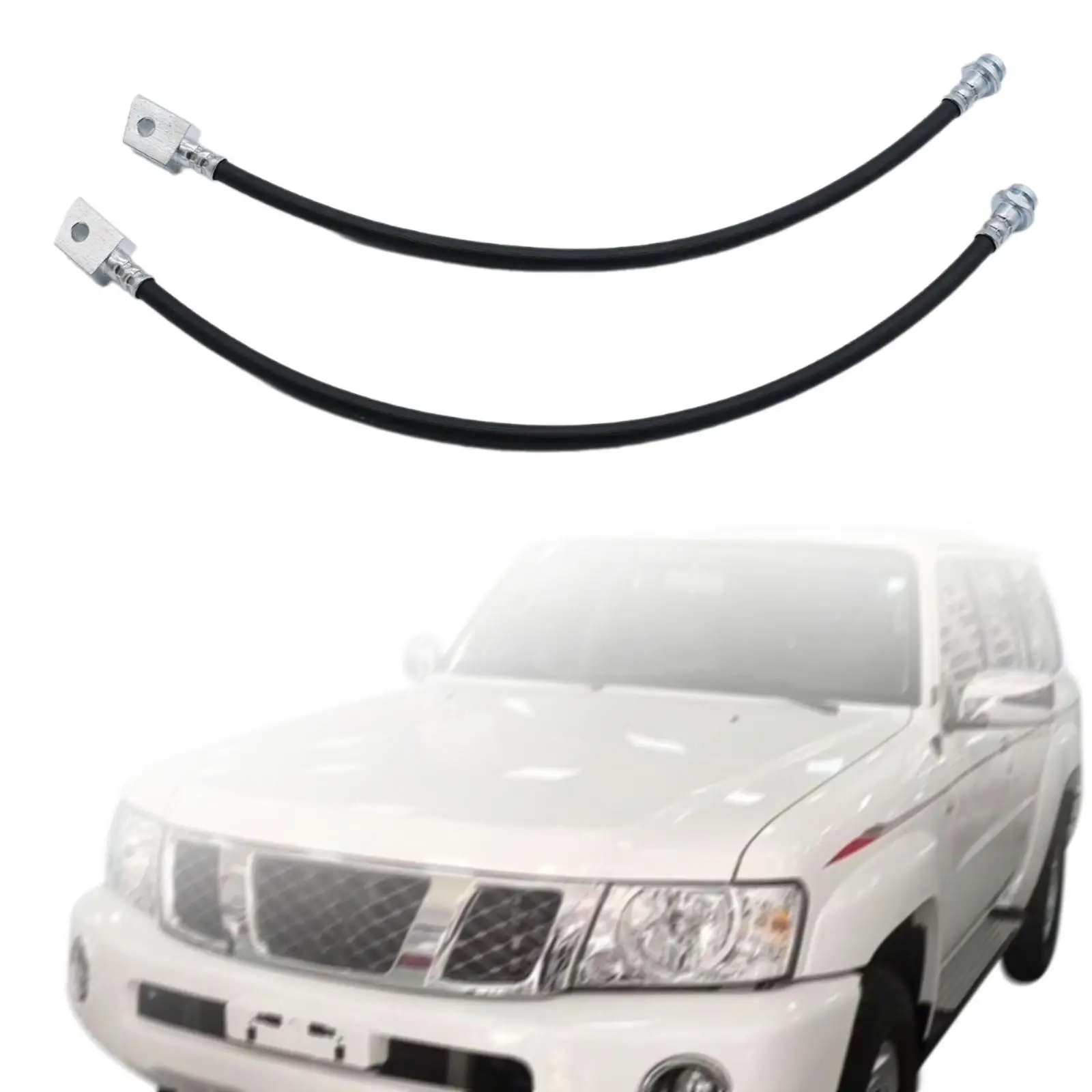 2Pcs Extended Brake Lines Hose Kit ZPN-02034 Replaces for 2"-5" Premium
