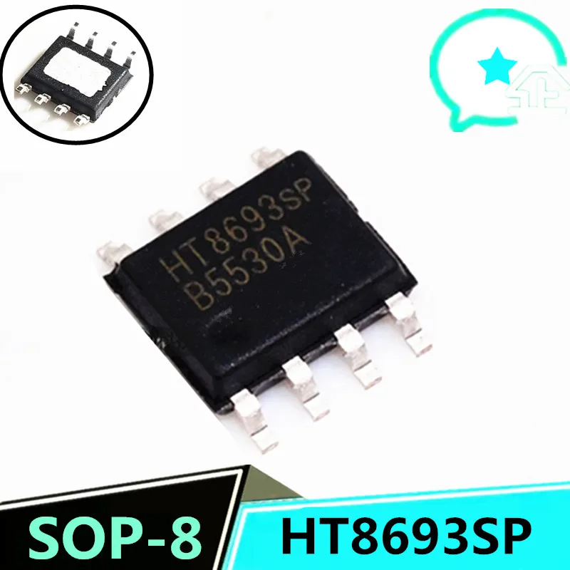 

5 uds HT8693 SOP8 HT8693 SOP HT8693SP SOP-8 de audio mono amplificador original auténtico