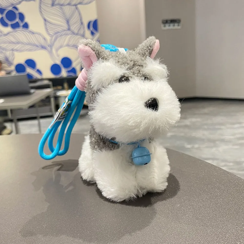 Полипропиленовая хлопковая кукла шнауцера подвеска в виде щенка мягкая