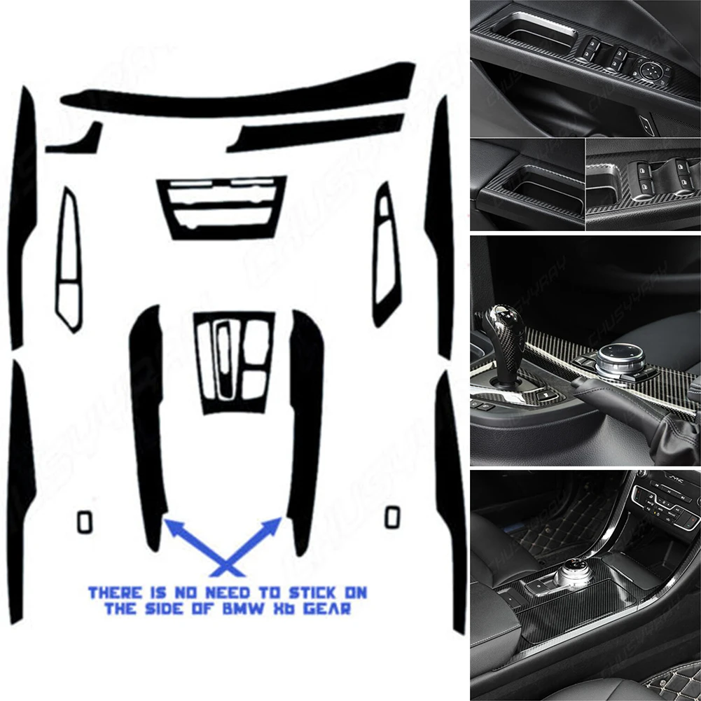 

For BMW X5 F15 2014-2018 Interior Stickers Modern Style For Right-hand Drive Special Film 1Set 5D Car Decoration