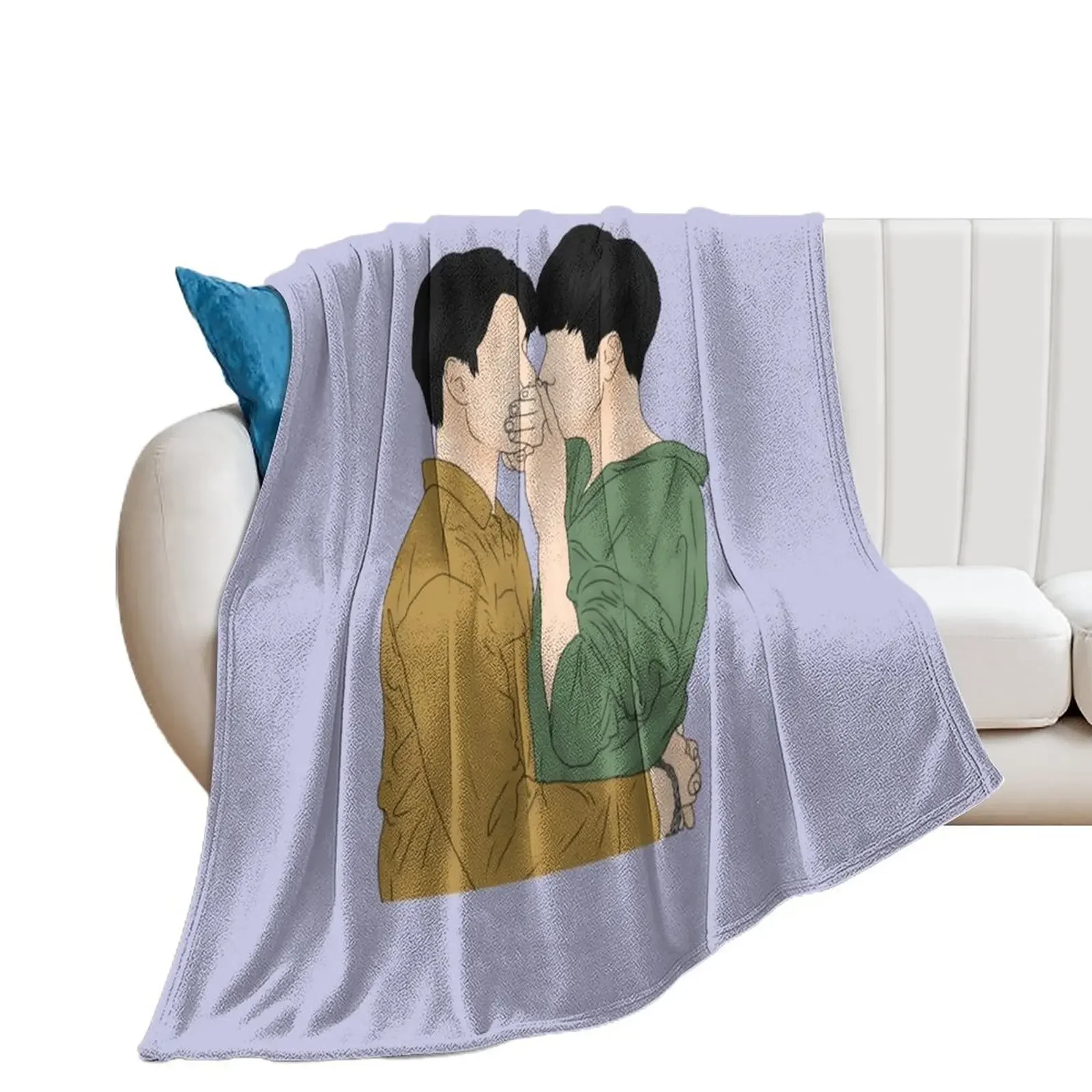 Плед BAD BUDDY - NANON KORAPAT (Pran) OHM PAWAT (Pat) в стиле аниме тяжелое для сна декоративные одеяла