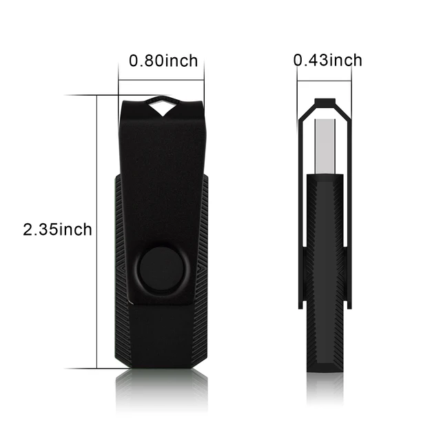 TOPESELUSB 2.0 Flash Drives Memory Sticks Storage Thumb Pen Drives U Disks 5