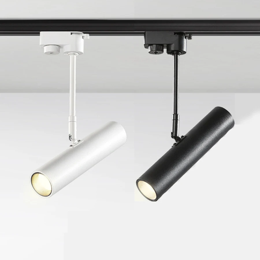 

Modern Simple LED Track Lamp 7W 12W Adjustable Track Spotlight Rail Lighting Fixture For Home Living Room Kitchen Store Decor