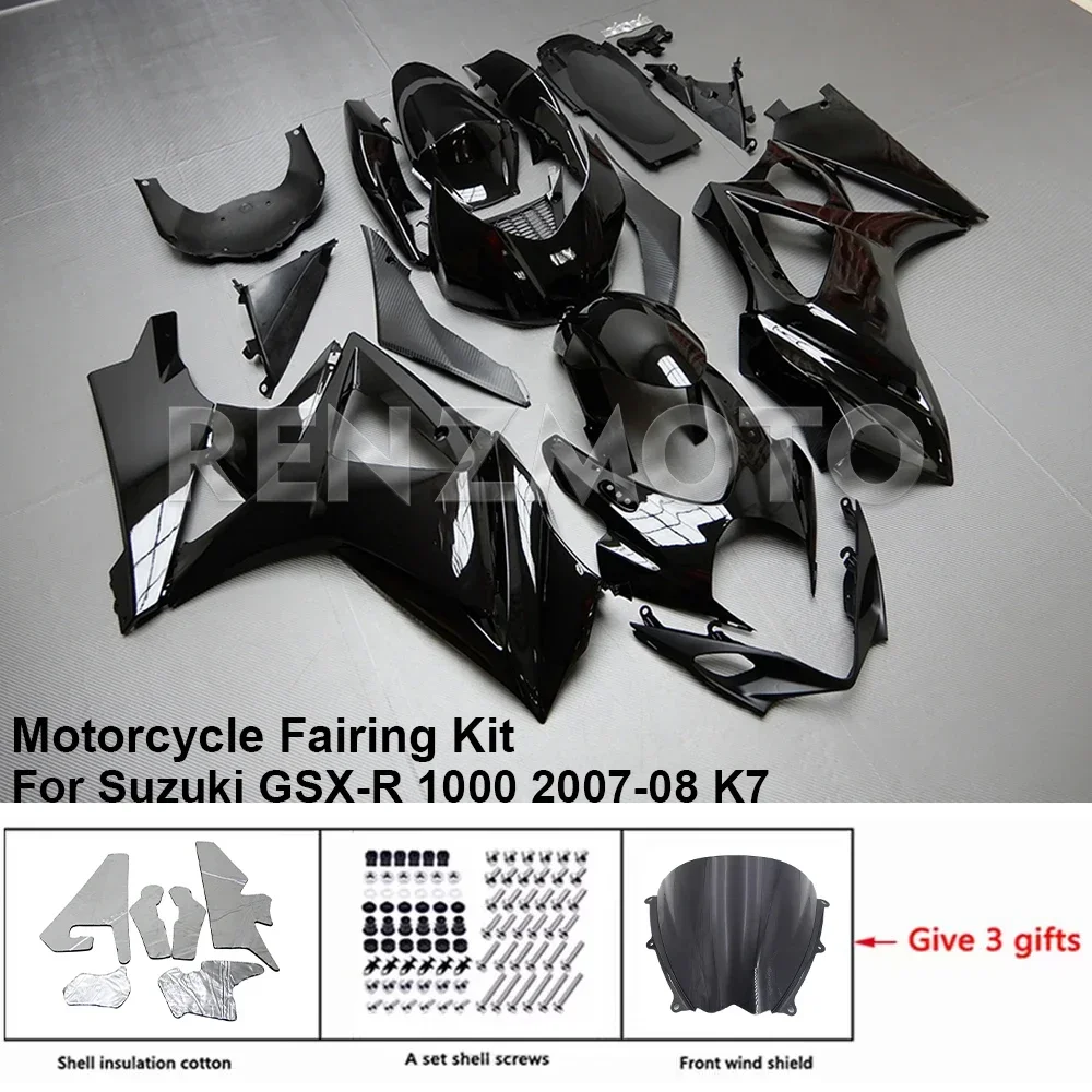 ka do motocykla zestaw owiewek z tworzywa sztucznego Suzuki GSXR GSX-R 1000 2007-08 K7 akcesoria nadwozie wtryskowe S1007-125a