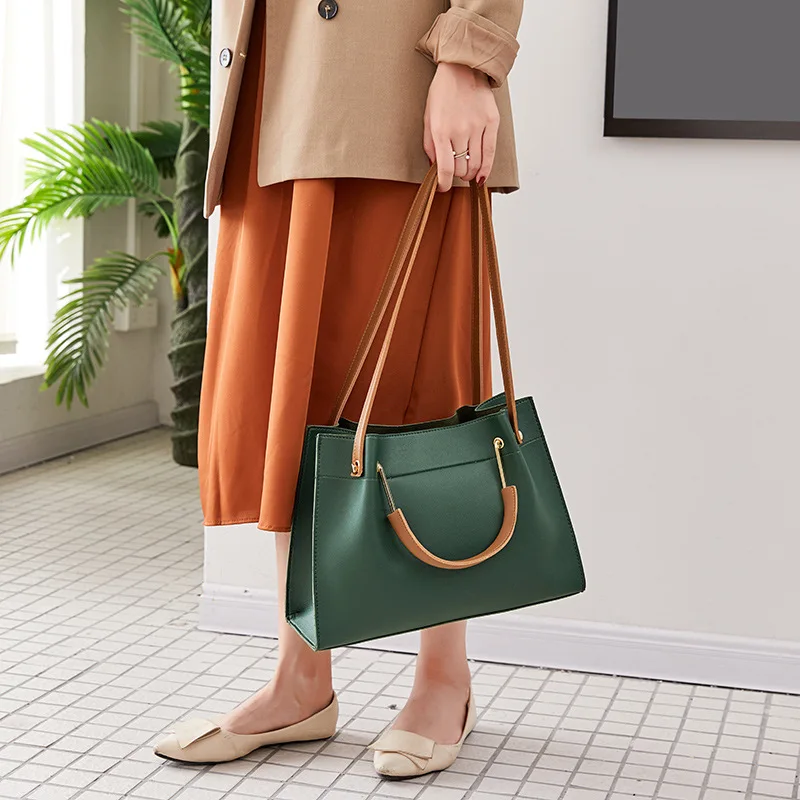 

Women Bag Luxury Brand Designer Genuine Leather Handbags Crossbody 2022 Fashion Shoulder Chain Messenger Large Capacity Tote Bag
