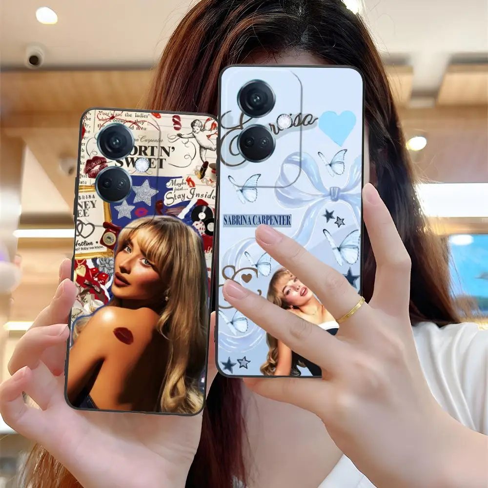 Фото Чехол для телефона Sabrina Carpenter для OPPO Reno 14 13 12 11 10 9 8 7 6 5 F T Pro 5G, мягкий противоударный чехол из ТПУ №5