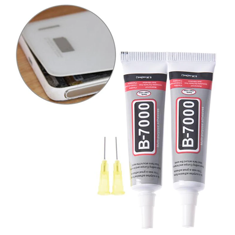 

2Pcs 9ML B-7000 Glue Adhesive Epoxy Resin Repair Cell Phone Touch Screen Liquid Glue Jewelry Craft Adhesive Glue