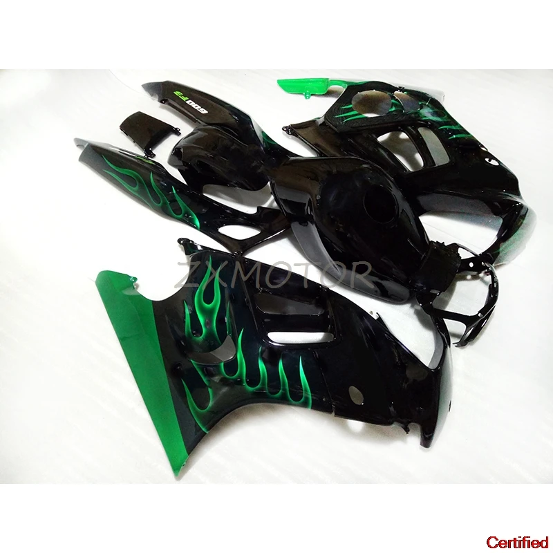 Подходит для CBR 600 F3 черные зеленые обтекатели мотоцикла Honda CBR600 1997 1998 cbr f3 97 98