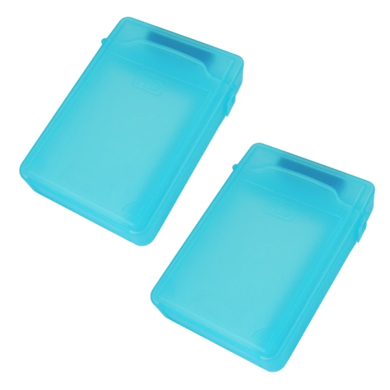 

2pcs 3.5 Inch Storage Box IDE / SATA HDD (Blue)