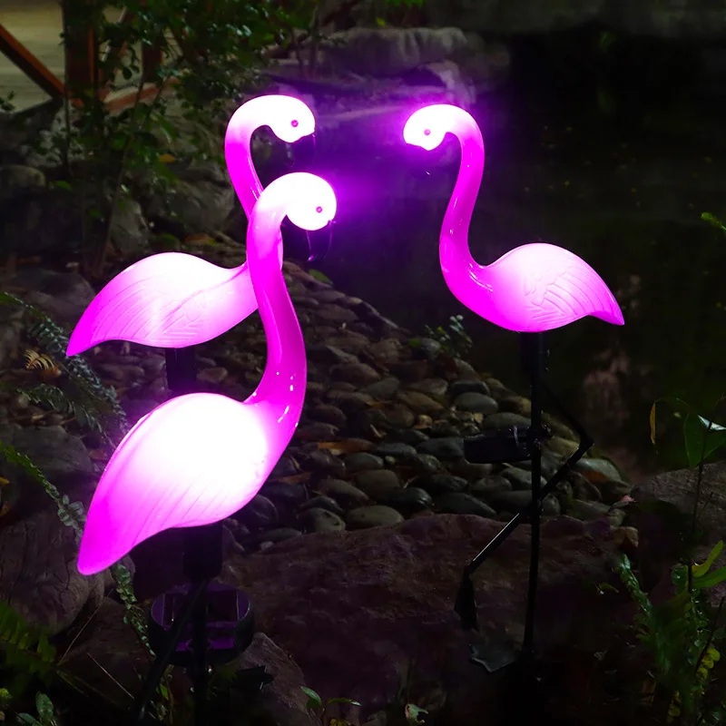 

Solar Waterproof Flamingo Lawn Light Garden Pile Landscape Light Landscape Lighting Outdoor Light LED Garden Decorative Light