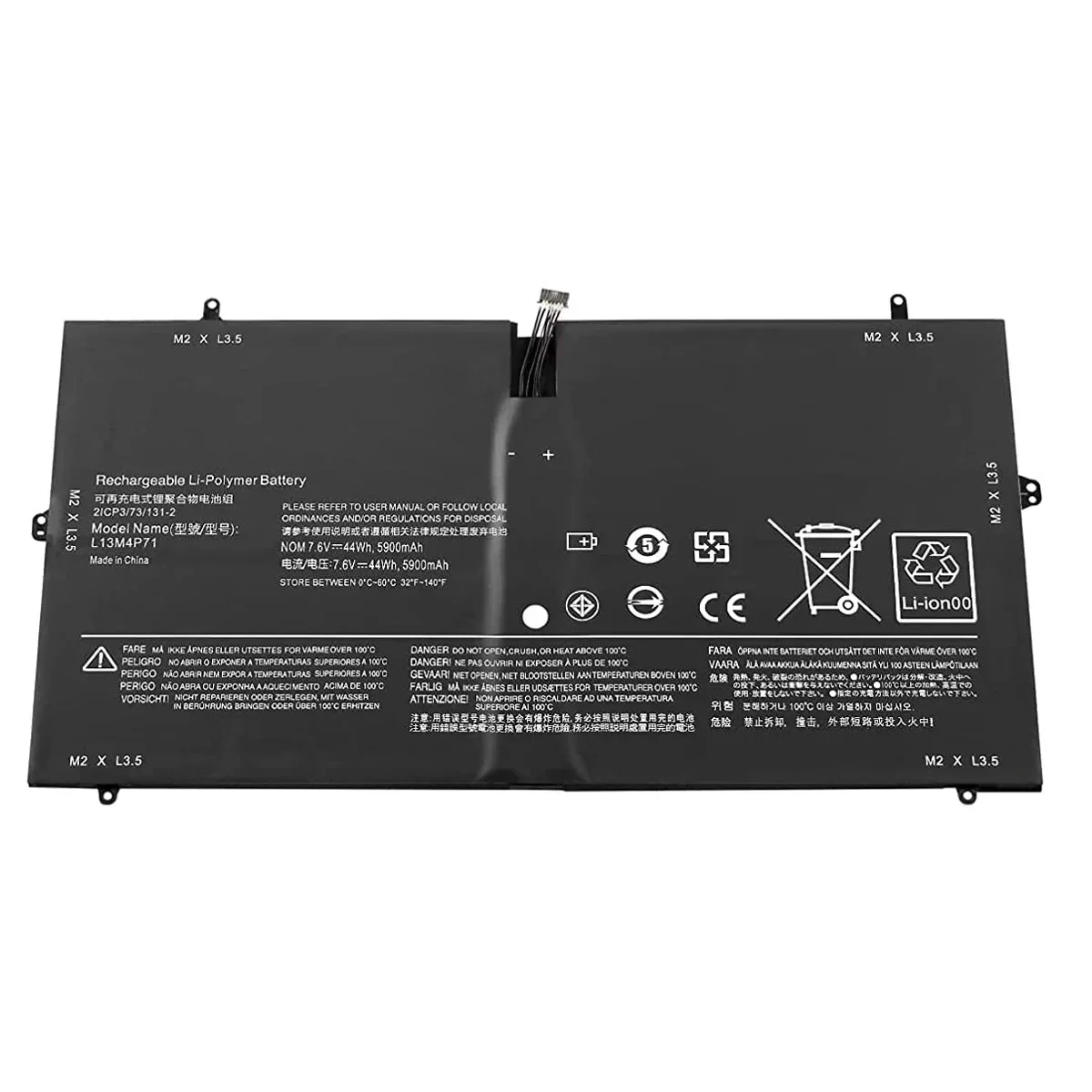 L13M4P71 L14S4P71 Аккумулятор для ноутбука Lenovo Yoga 3 Pro 1370 Series Pro-1370-80HE Pro-5Y71 Pro-I5Y51 Pro-I5Y70 Pro-I5Y71