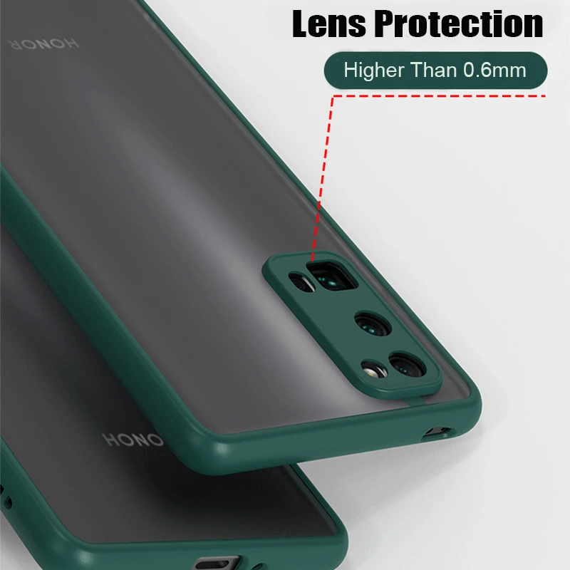 Camera Protect Transparent Case for Huawei P40 Lite P30 P20 Pro Mate 20 30 40 Nova5T Y9 Prime 2019 Honor 8X 9X X10 Honor30 Cover