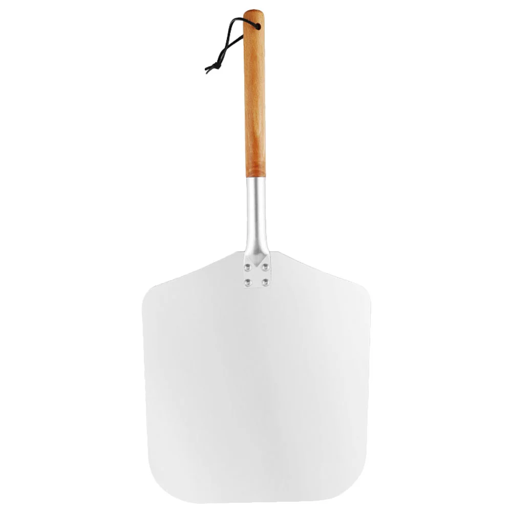 

Aluminum Metal Pizza Peel Pizza Paddle With Wood Handle Kitchen Baking Pizza