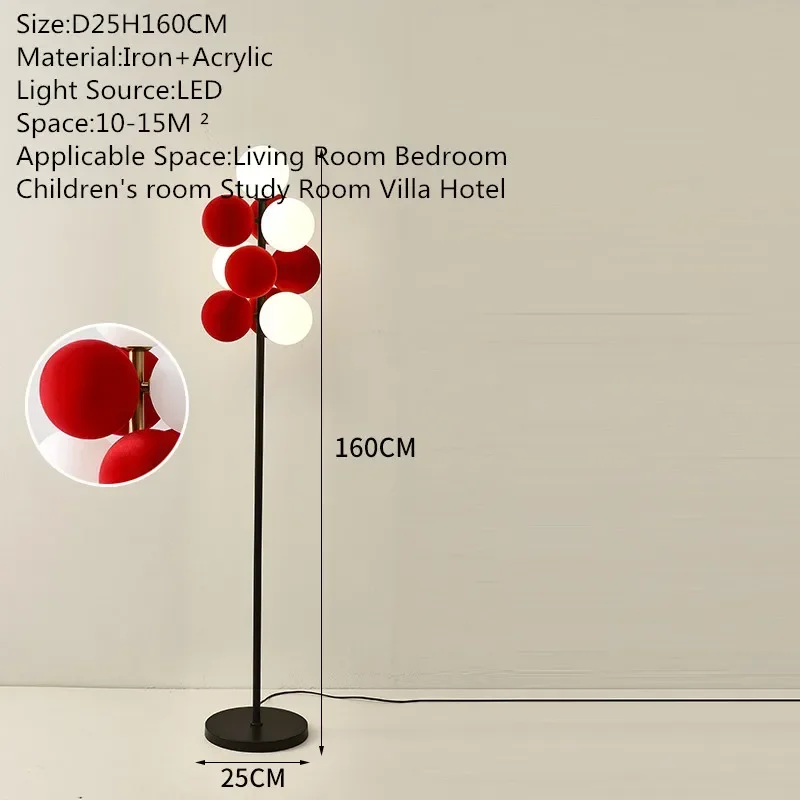 ELARA Современный Торшер Роскошное Творчество Гостиная Спальня Детская Комната