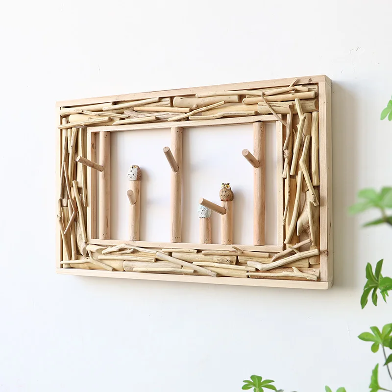 

Nordic LOG Meters shelter Box weak Switch hook shelf Distribution Box Restaurant Background hanging Decorative picture frame