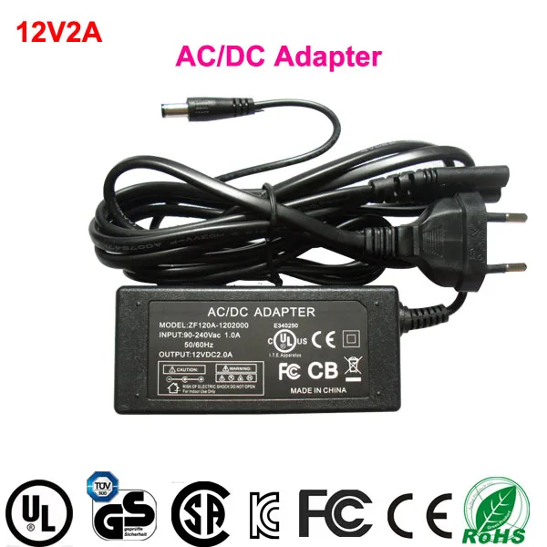 Оптовая продажа из Шэньчжэня заводская цена источник питания 12 В 2 0 А 24 Вт