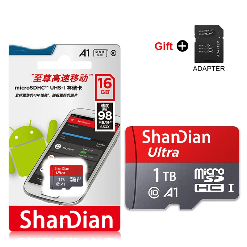 

A1 карта памяти 1 ТБ, 512 ГБ, 98, карта Micro sd, класс 10