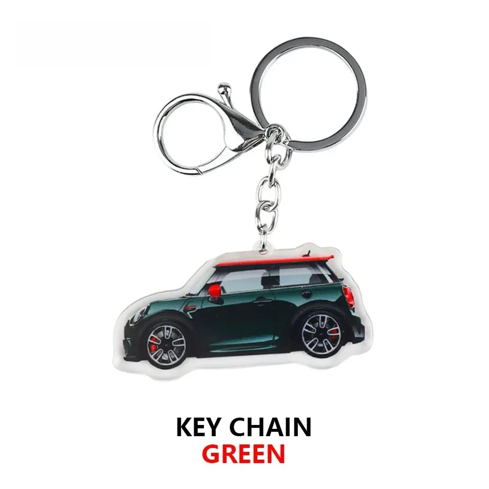 

Универсальные брелоки для ключей в виде моделей автомобилей Mini Cooper F55 F56 F54 R55 R56 R60 R61, брелок-подвеска с креплением для ключей, украшение для автомобиля