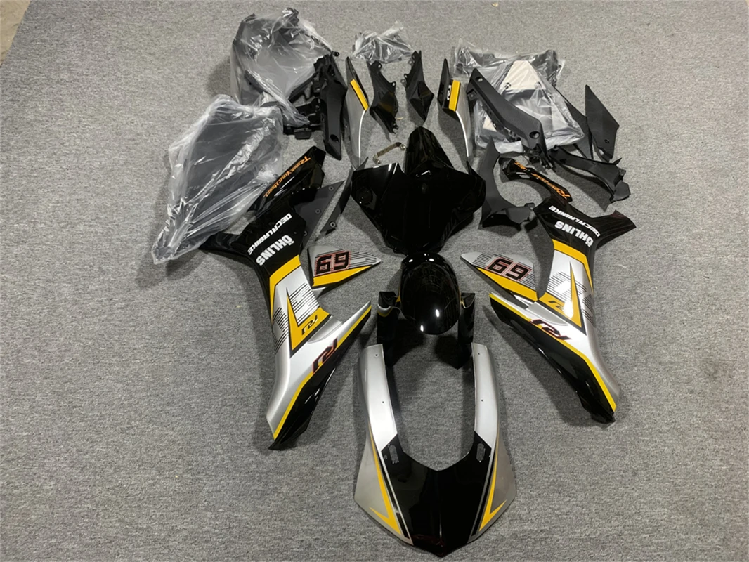 

Комплект обтекателей для мотоцикла, подходит для Yzf R1M R1 2015 2016 2017 2018 2019, кузов высокого качества ABS Инжекция, черный, синий, красный PATA