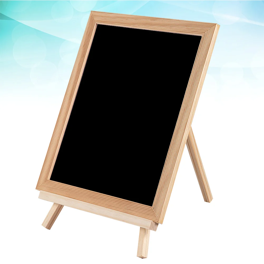 

Children Drawing Board Kids Easel Single Sided Magnetic Writing Blackboard Bracket for Kids Gift (Black)