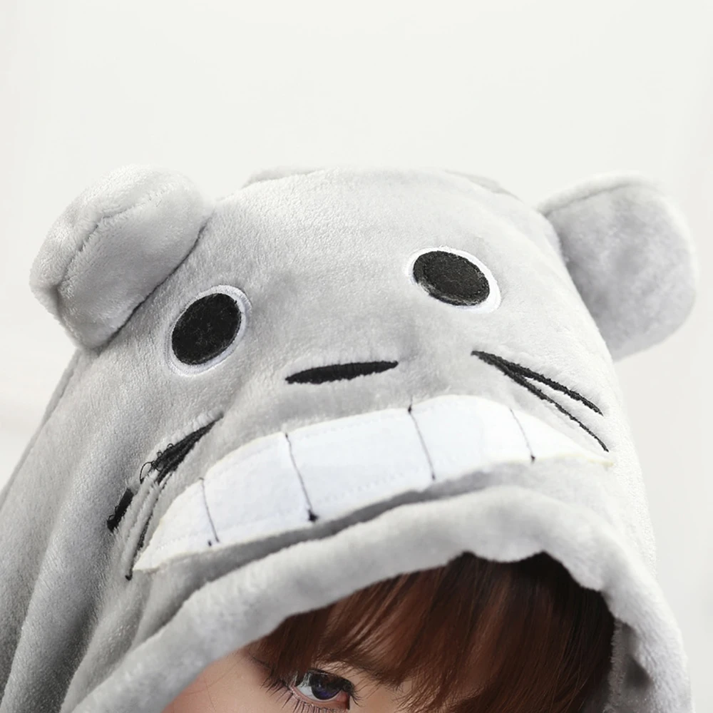 Adults Animal One Sides Polyester Pajamas Sets Women Winter Warm Cute Unisex Anime Costumes Family Kids Cosplay Cartoon Pyjamas