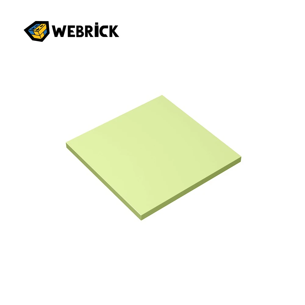 

webrick Small Building Blocks Parts 1 Pcs Flat Tile 6X6 10202 Compatible Parts Moc DIY Educational Classic Gift Toys for Kids