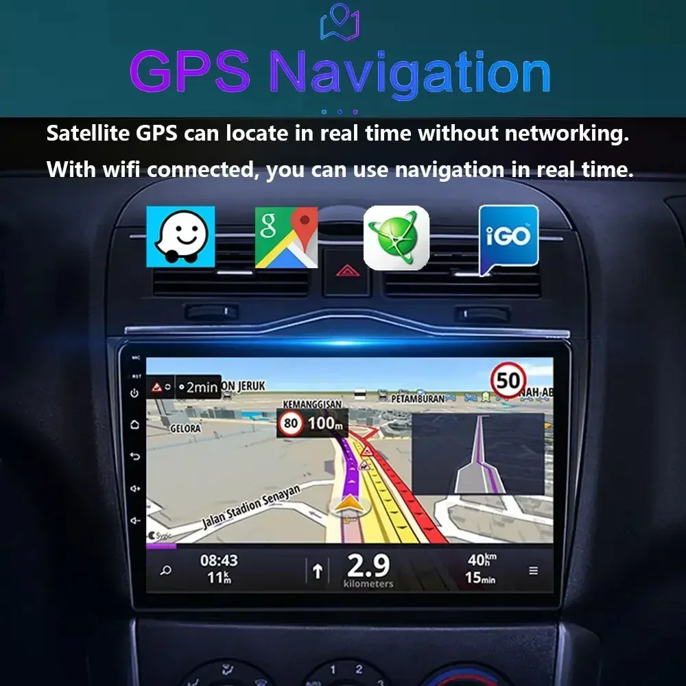 Фото Авторадио Carplay для Hyundai Santa Fe 2 2006 2007 2008 2009-2012 2 Din Android автомобильный аудио мультимедиа автомобильная стереосистема GPS №5