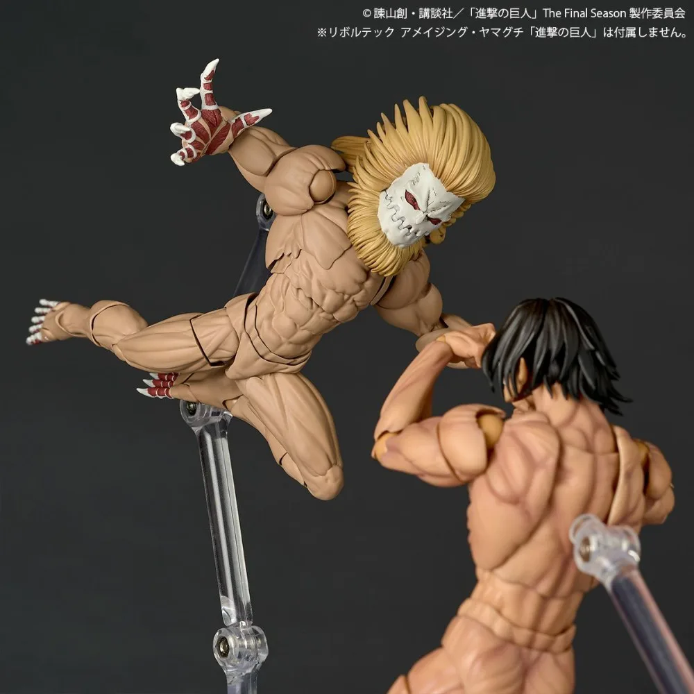 Фото 【HY】100% Оригинальная фигурка в наличии Kaiyodo Shingeki No Kyojin - Agito No Kyojin Amazing Yamaguchi Revoltech (NR102) Аниме-фигурка №5