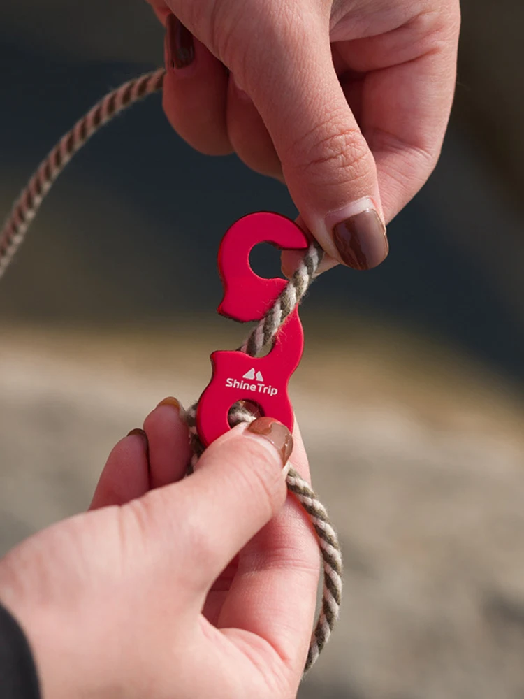 

ShineTrip 10Pcs Camping Tent Cord Buckles Parachute Tightening Gadgets Supply for Outdoor Camping Traveling