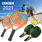 2022 Camewin углеродное волокно Raquete De Beach теннис EVA эластомер Pro мягкая боковая Raqueta унисекс сумка для снаряжения
