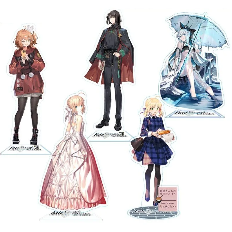 Fate/Grand Order фигурка на акриловой подставке Saber Fujimaru Ritsuka Game периферийные устройства