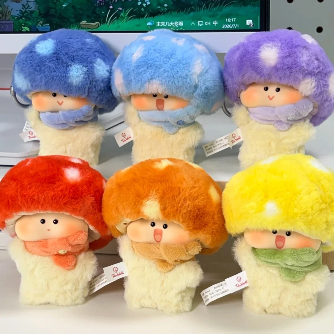Фото Mstand Sowii Mushroom Tutu Word Digital Life Модная виниловая кукла-брелок в слепой коробке, игрушка с ИИ, коллекционный подарок-сюрприз №1