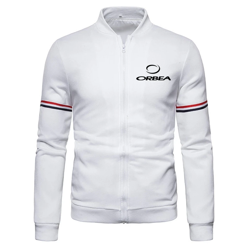 

Мужская приталенная куртка на молнии, с воротником-стойкой