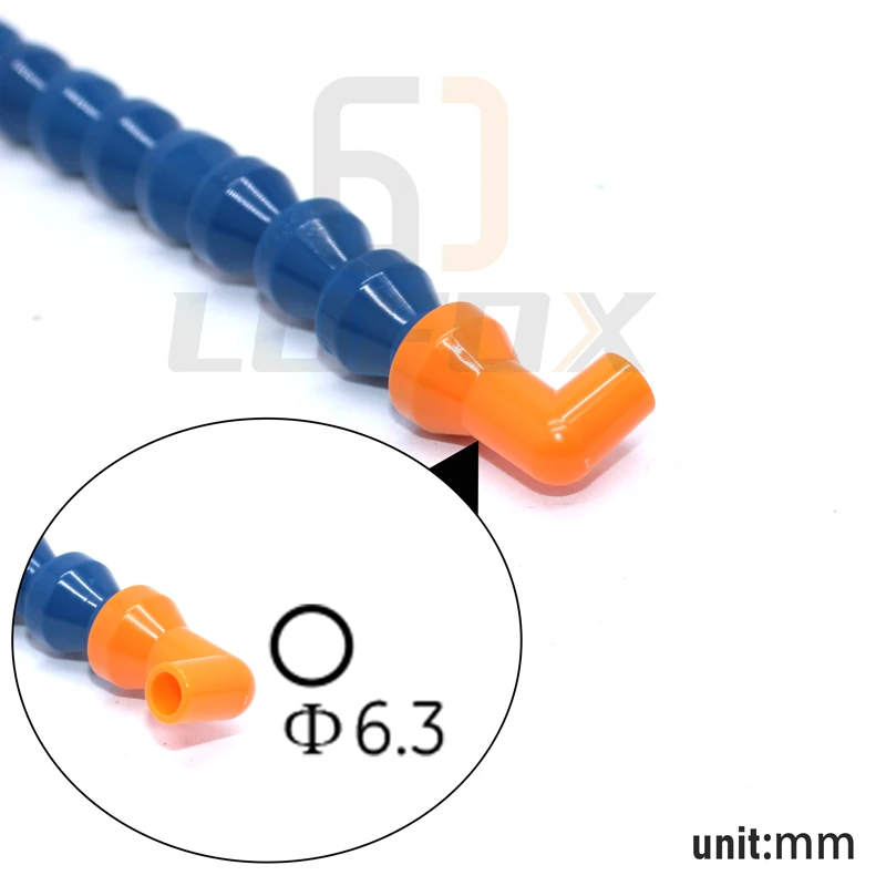 

Круглое сопло 1/8 дюйма для токарного станка, охлаждающая трубка, Пластиковая Гибкая Трубка для водяного масла, охлаждающая трубка с переключателем клапана для ЧПУ