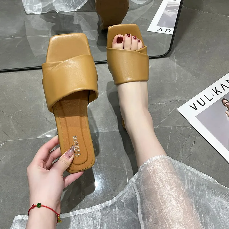 Wholesale Ladies Sandals Female Slides Slippers Flats