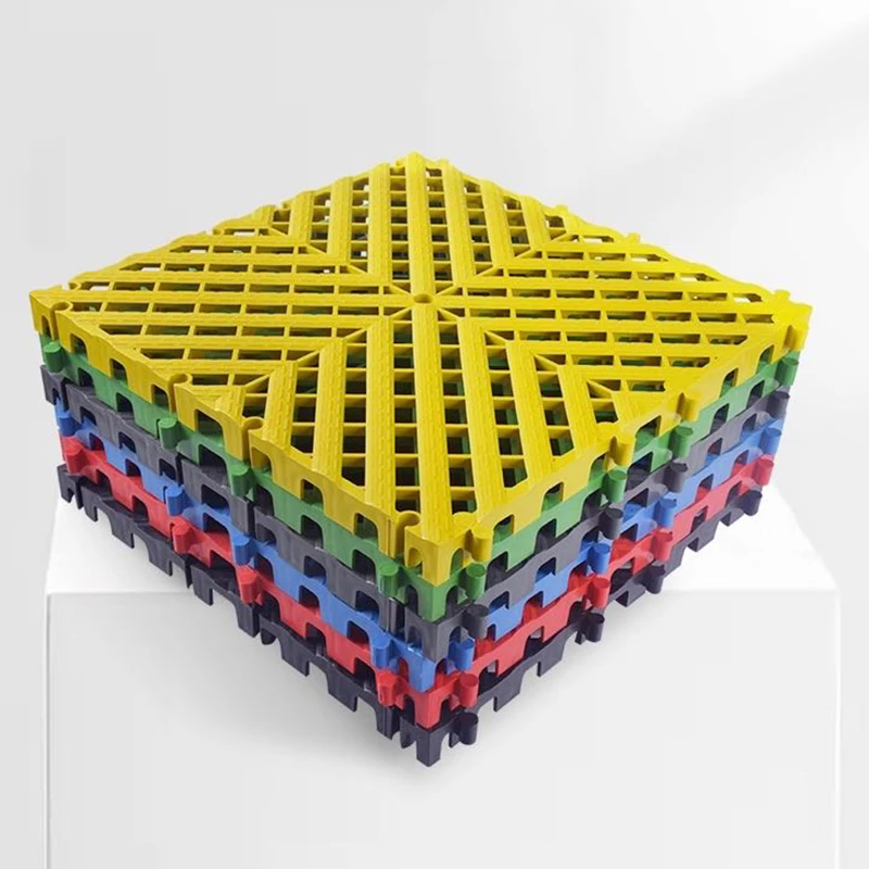 40x40x3 см бесплатный образец пластиковая промышленная напольная плитка для гаража