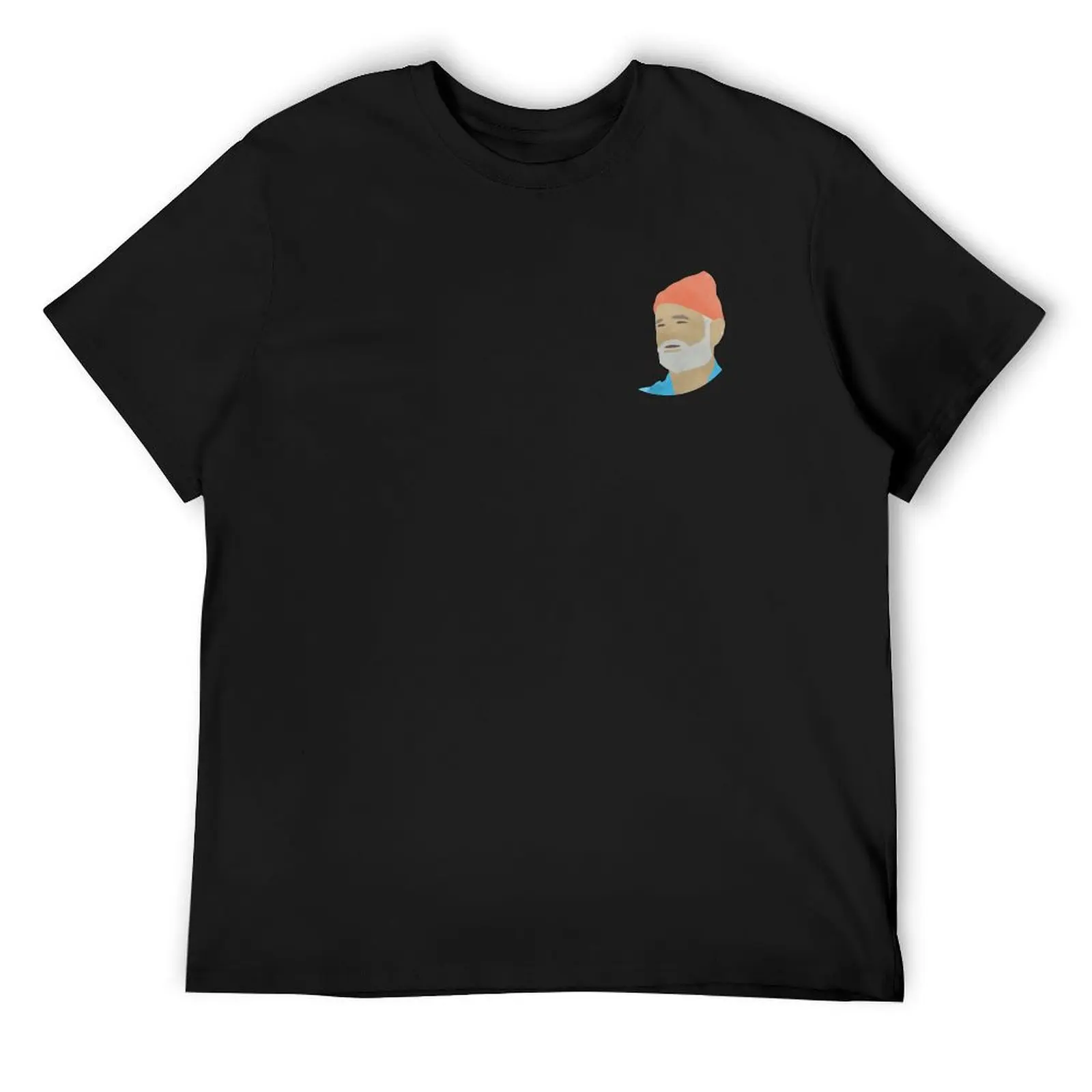 Футболка Steve Zissou from Life Aquatic by Wes Anderson с нашивкой винтажная футболка рисунком