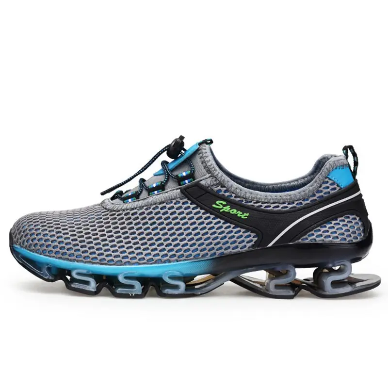 

Large Size Summer Non-slip Male Running Shoes Men's Sneakers 2021 Sports Tennis for Men Basket Sport Gray 2021 Trainers GME-2308