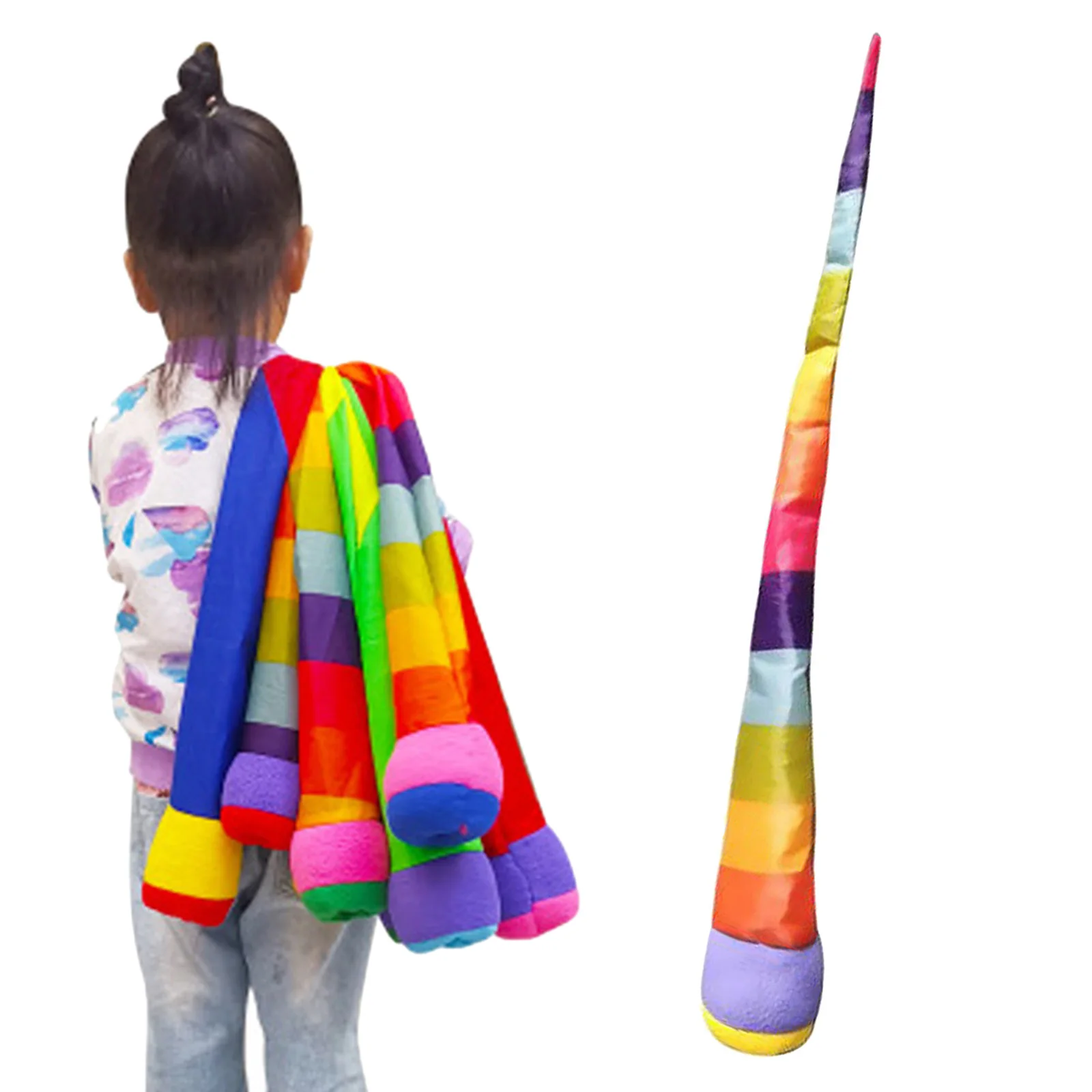 

Kindergarten Hand Throwing Ball Sandbag Rainbow Ball Fun Toy Training Physical Fitness Outdoor Props Ribbon Soft Ball Child Toys