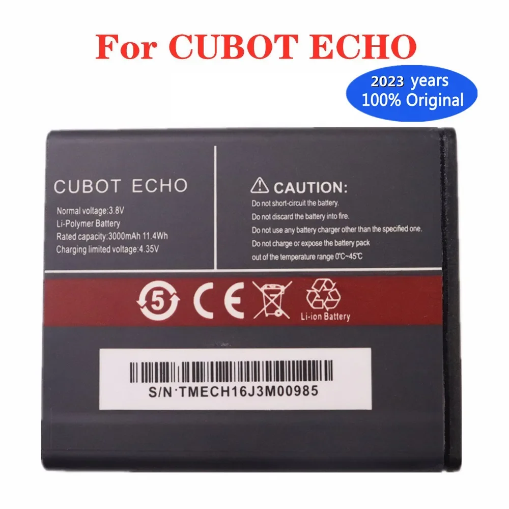 

2023 New High Quality 3000mAh Original Cubot ECHO Replacement Battery For CUBOT ECHO Mobile Phone Batteria Batteries In Stock