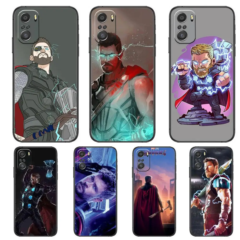 

Thor Odinson Phone Case For xiaomi mi 11 Lite pro Ultra 10s 9 8 MIX 4 FOLD 10T 5g Black Cover Silicone Back Prett