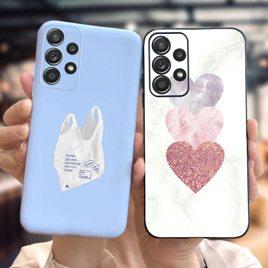 Чехол для Samsung Galaxy A13 A23 4G женский модный чехол с Цветочным Рисунком бабочки мягкий