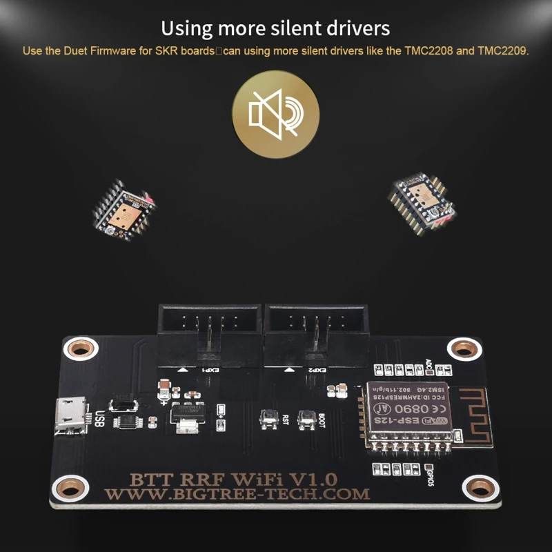Детали 3D-принтера BTT RRF WIFI V1.0 Модуль расширения 2 Прошивка Wi-Fi для SKR
