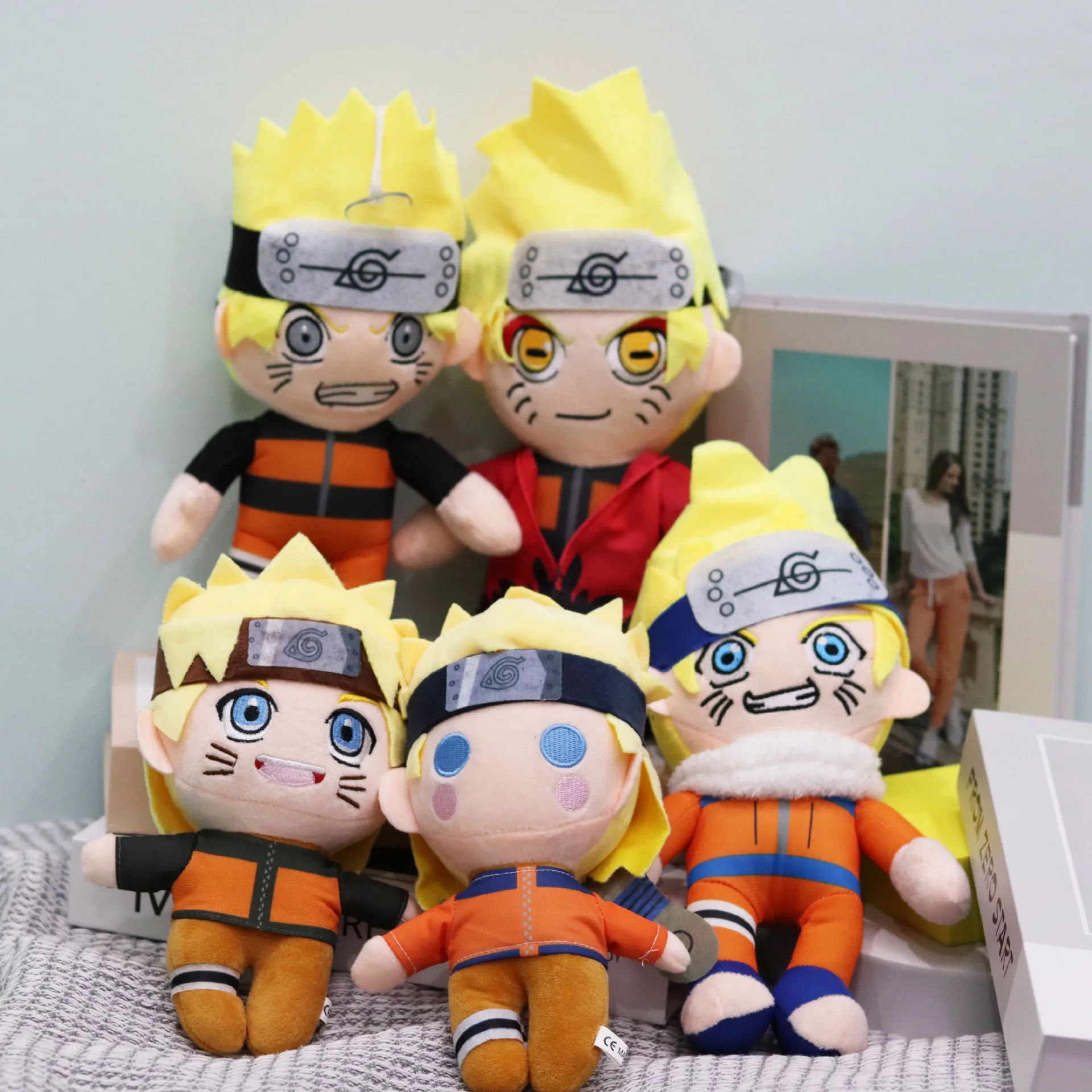 

20cm Japan Anime Naruto Plush Stuffed Toys Uchiha Itachi Kakashi Cartoon Figure Doll Pendant Kid Birthday Gift Kawaii Xmas Decor