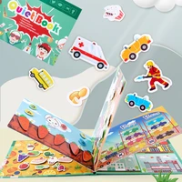 liqu montessori toys busy book baby educational quiet book activity busy board learning toys for kids travel toy gift